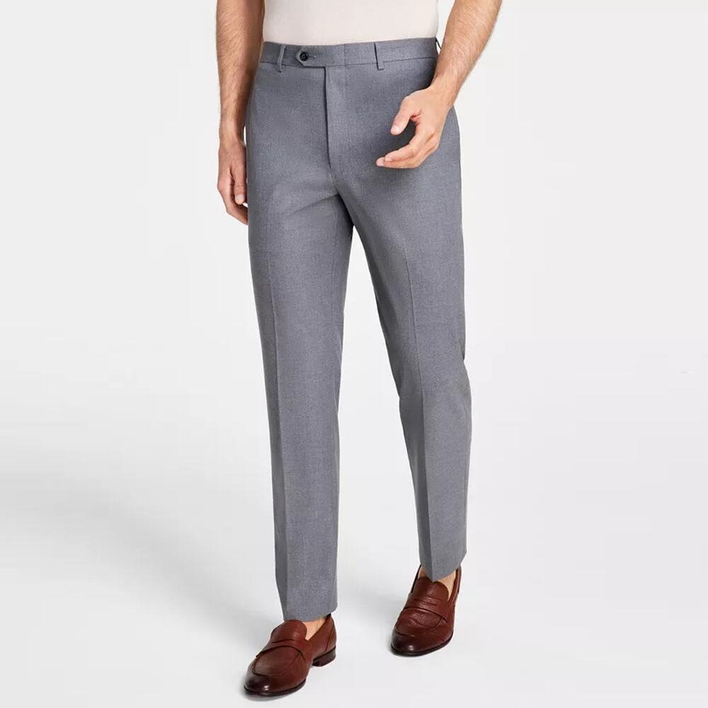 Michael Kors Men's Light Grey Stretch Marvin Classic Fit Dress Pants Size 42x36